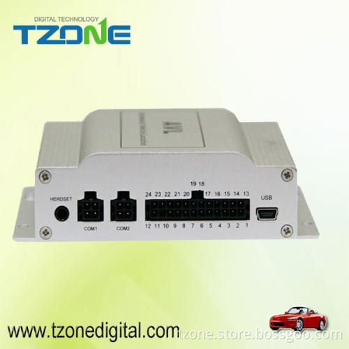 smart GPS tracker with RS232 serial port support camera and external rfid reader